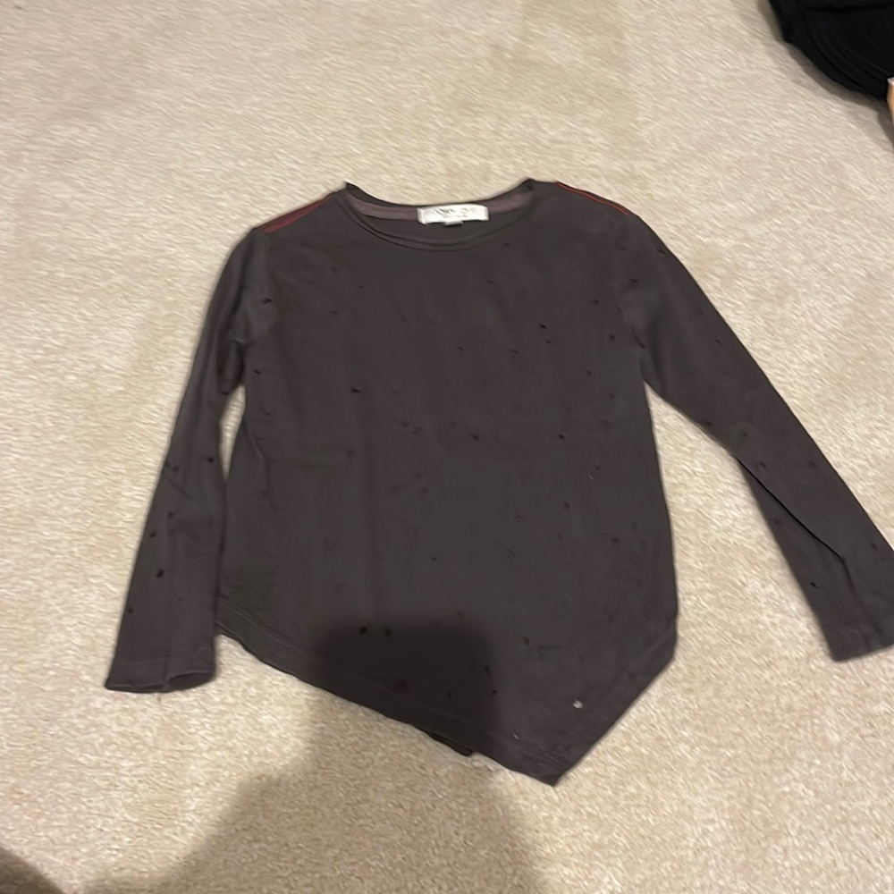 JOAH Love Gray Long Sleeve Tee
